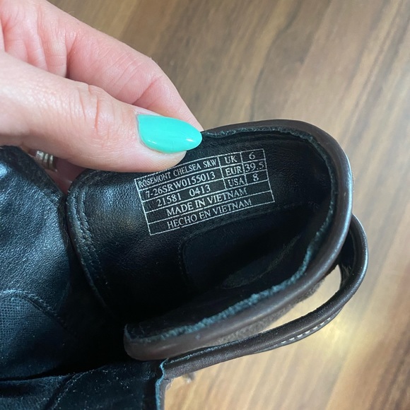 Lacoste caramel-coloured leather + chocolate brown suede women’s size 8 - Picture 5 of 5